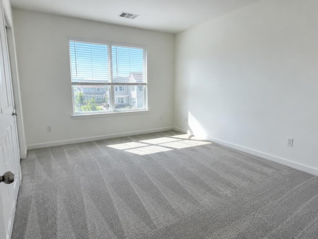 Spotless empty room ready for walkthrough
